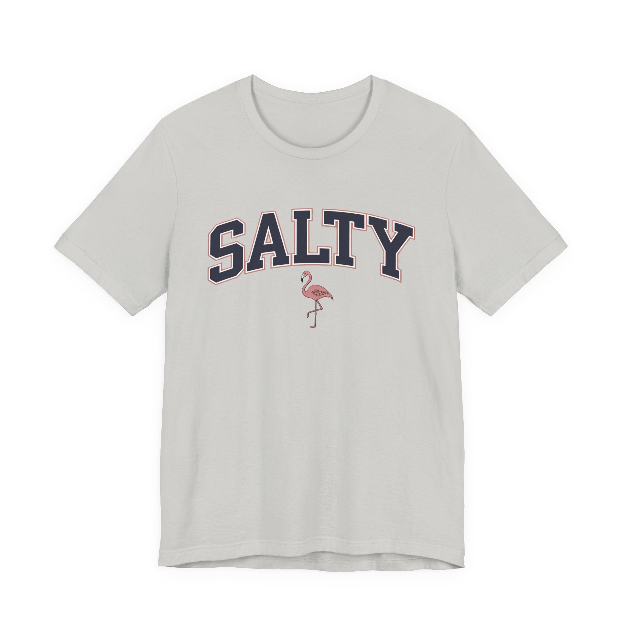 Salty Flamingo Beach Tee Shirt • Beach Tee Shirt
