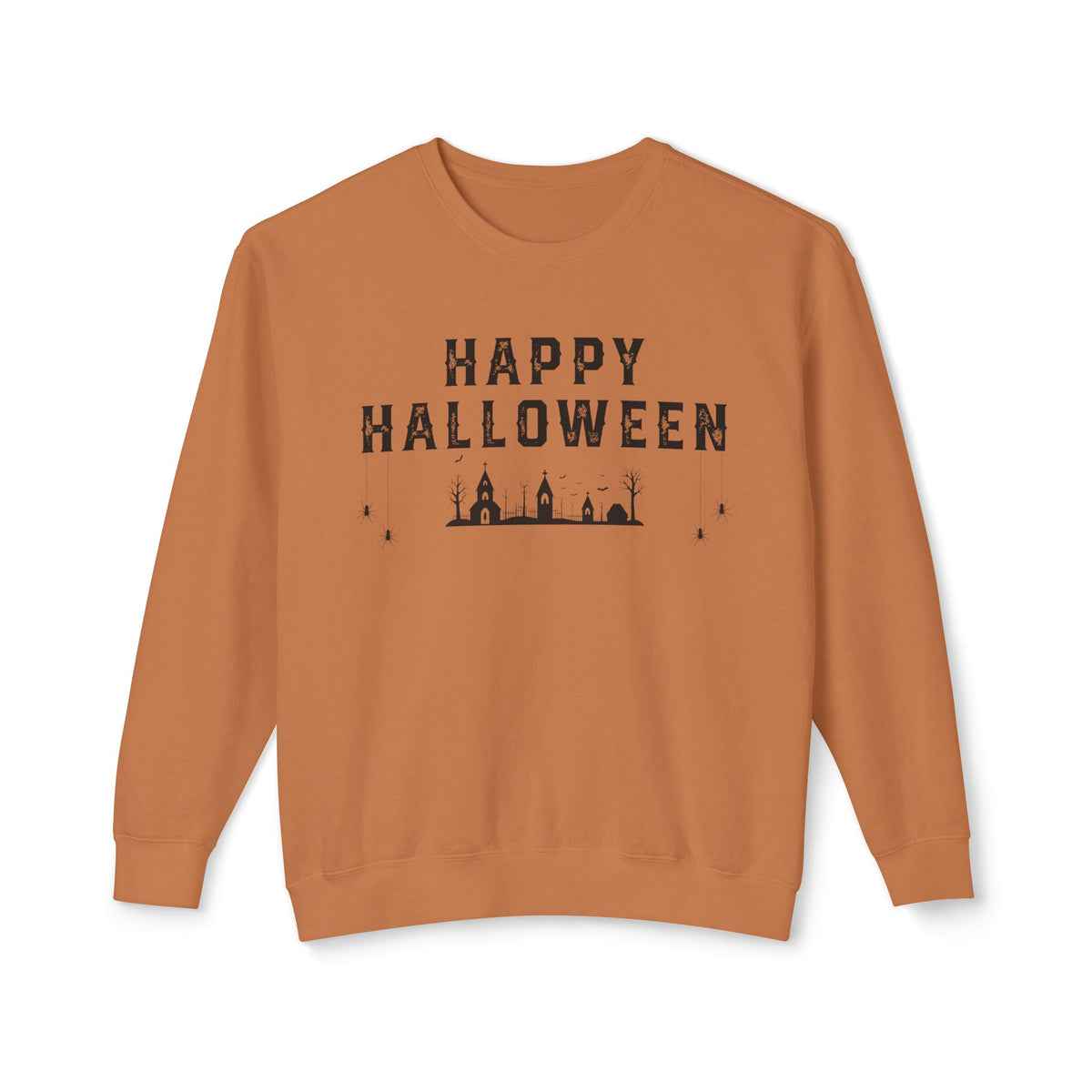 Halloween Themed Lightweight Crewneck Sweatshirt