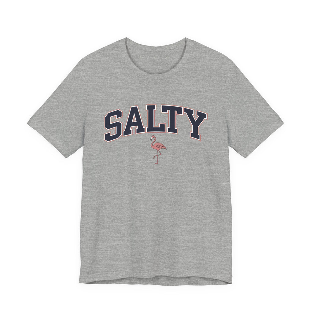 Salty Flamingo Beach Tee Shirt • Beach Tee Shirt