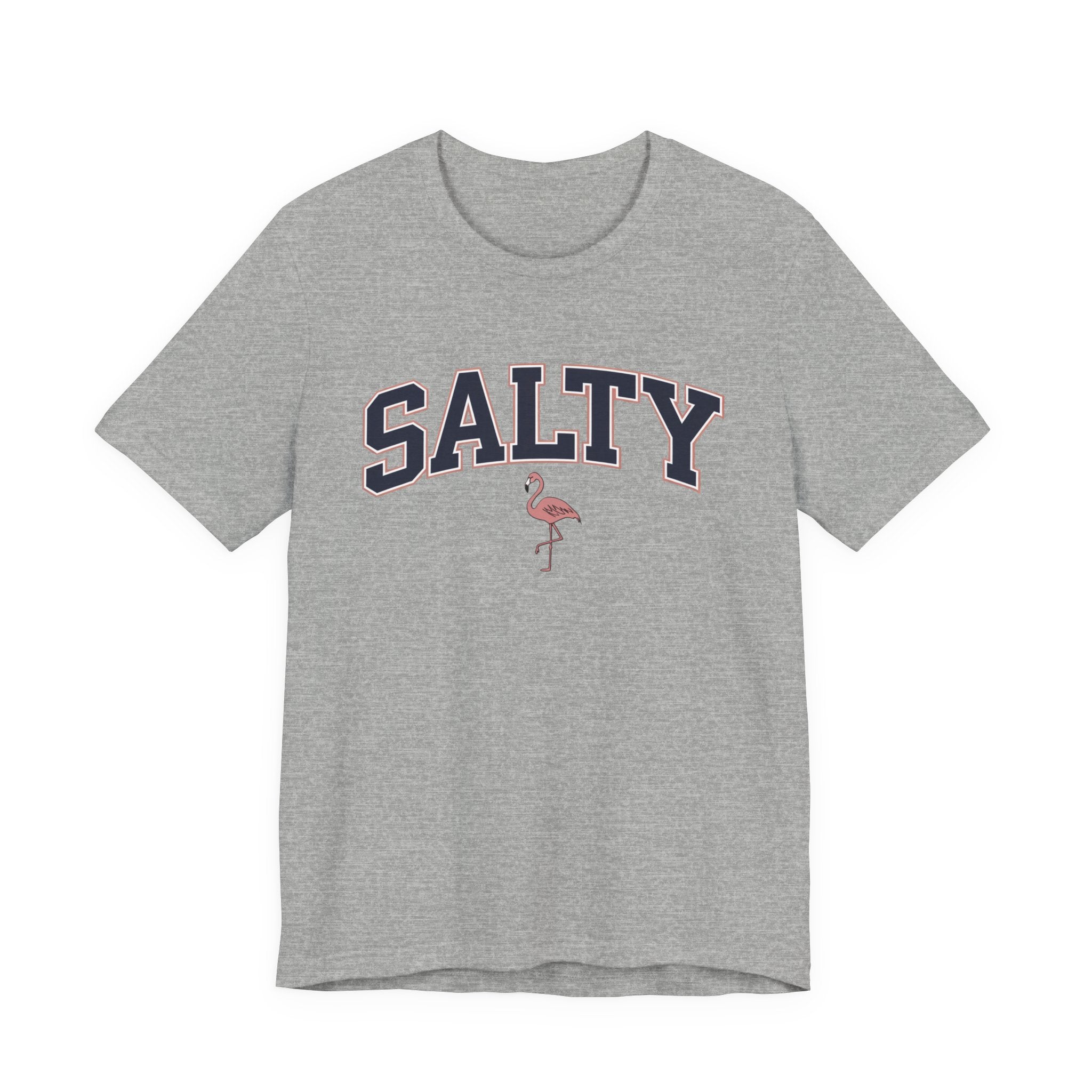 Salty Flamingo Beach Tee Shirt • Beach Tee Shirt