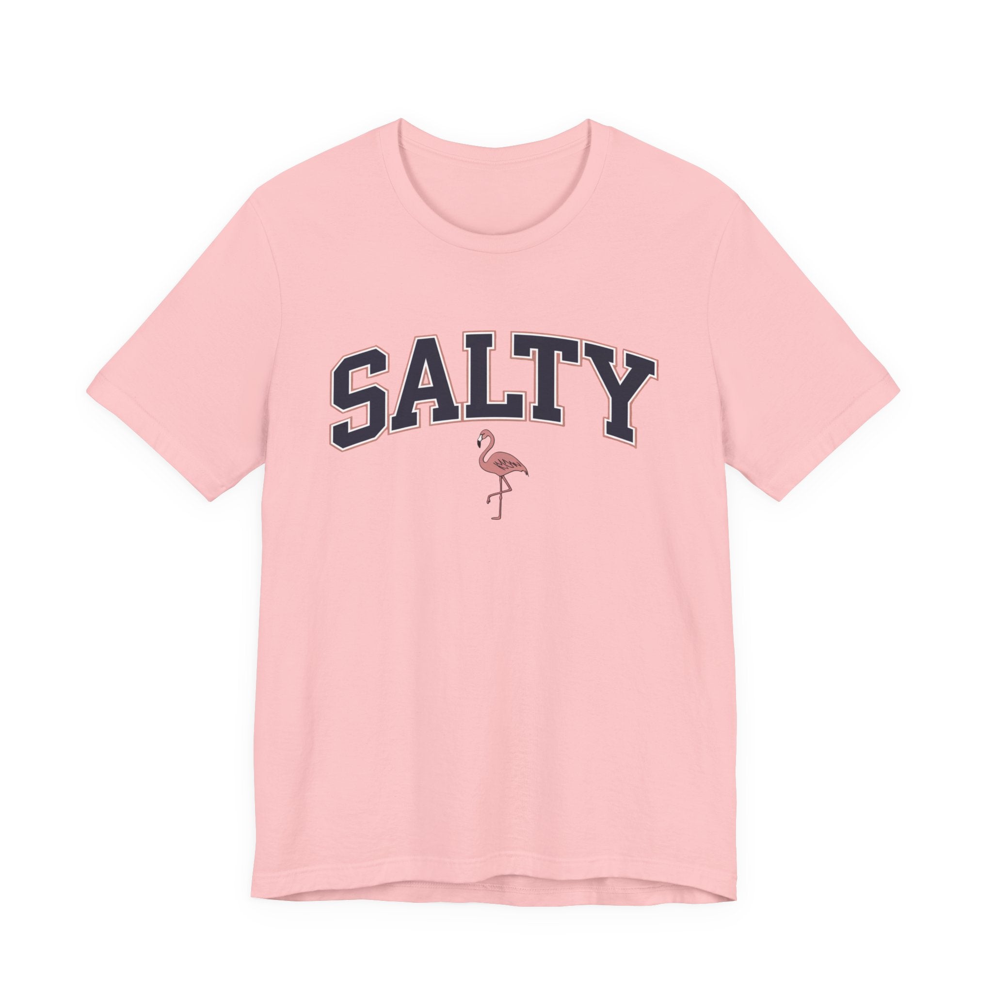 Salty Flamingo Beach Tee Shirt • Beach Tee Shirt