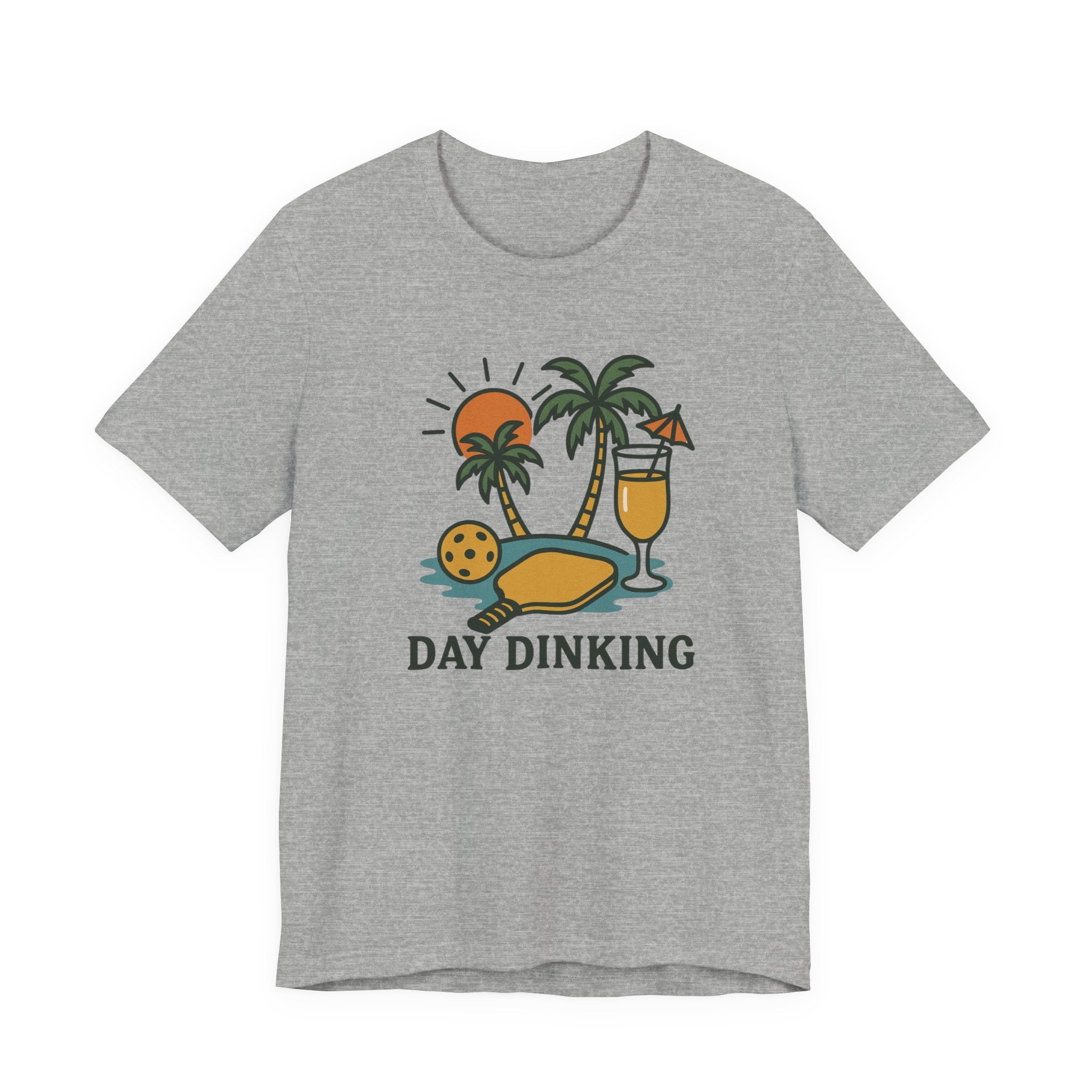 "Day Dinking" Pickleball Beach T‑Shirt