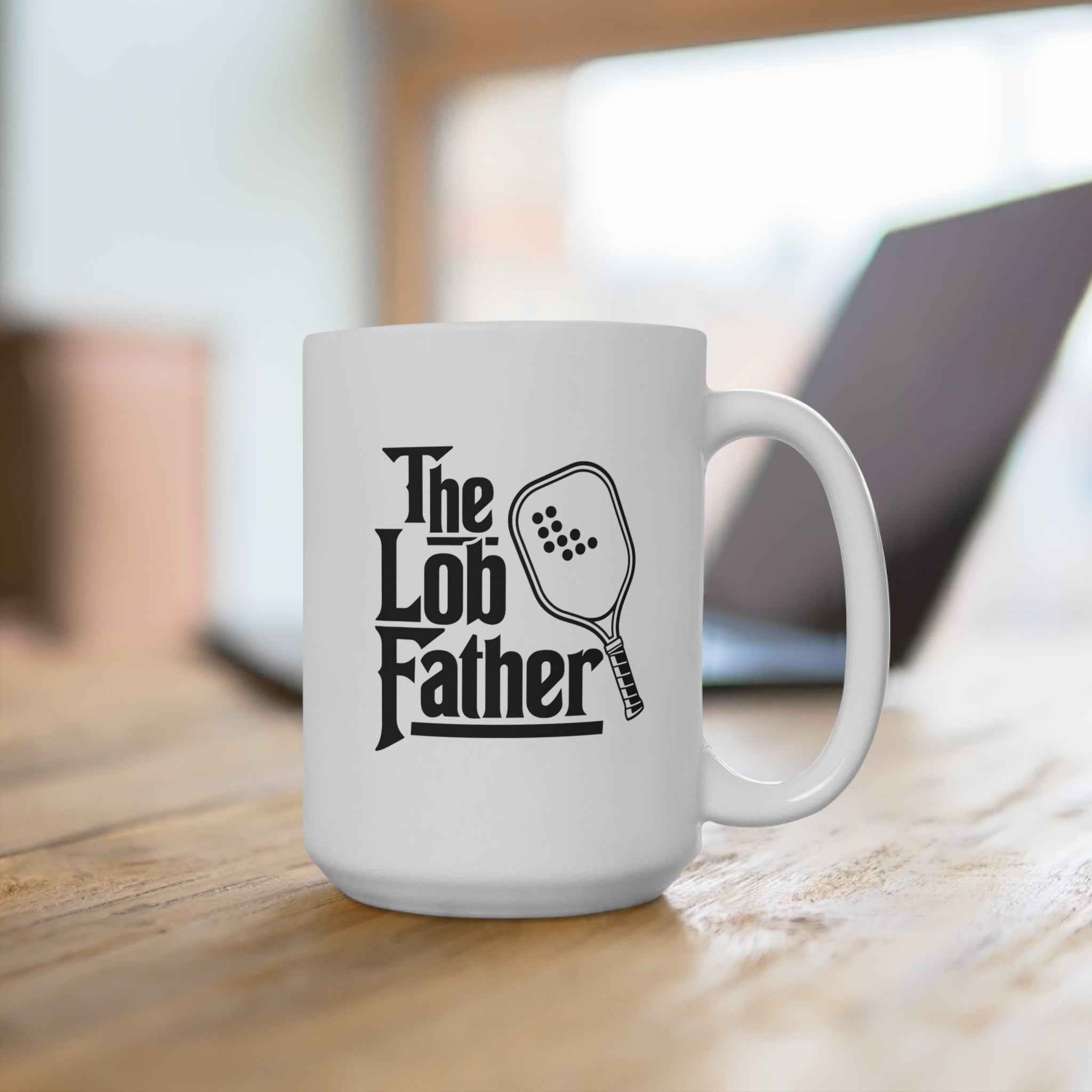 "The Lob Father" 15oz Pickleball Mug