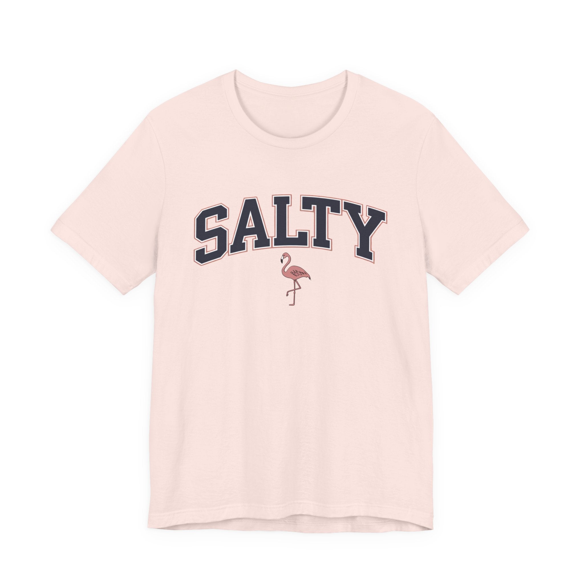 Salty Flamingo Beach Tee Shirt • Beach Tee Shirt