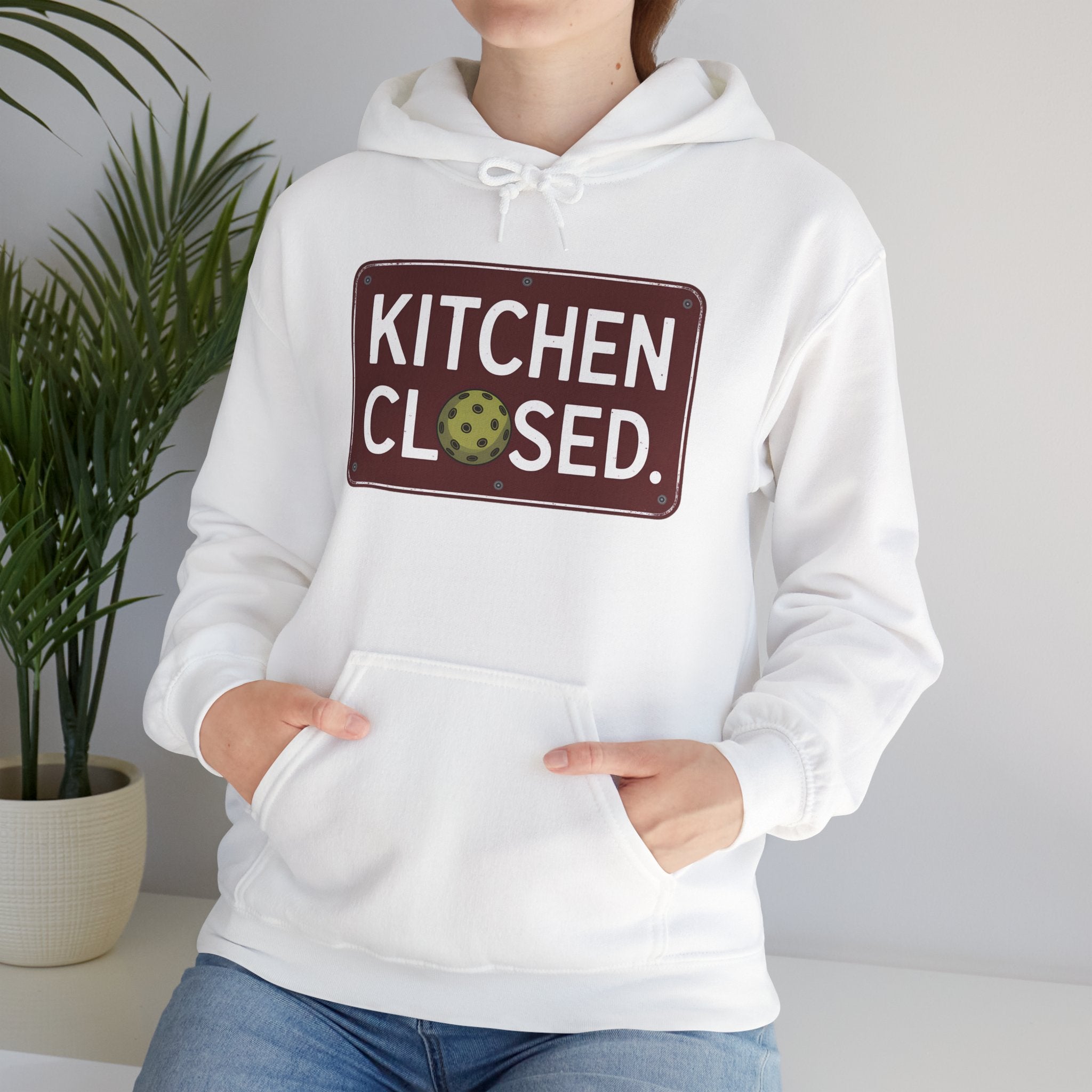 Kitchen Closed Pickleball Hoodie • Funny Pickleball Sweatshirt