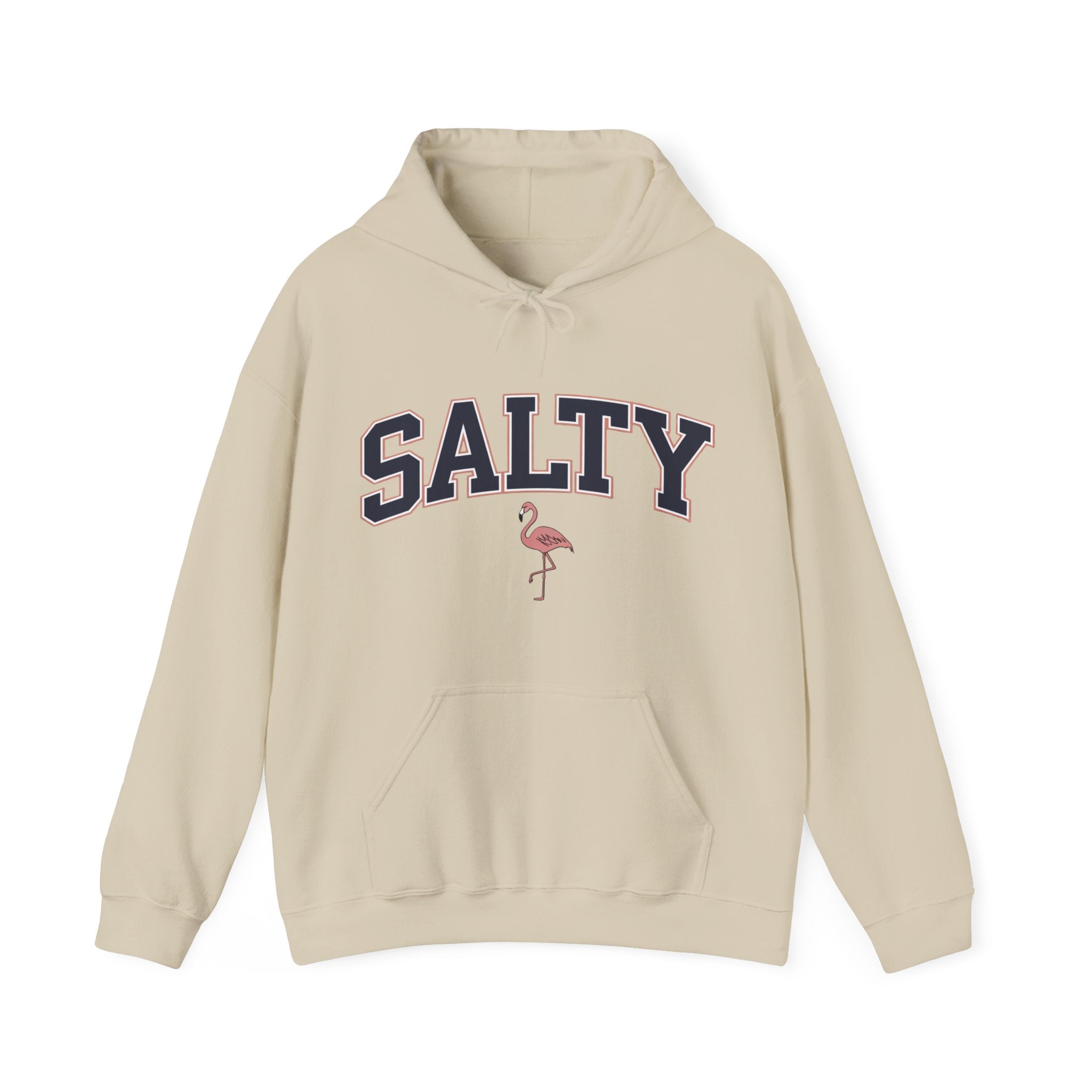 Salty Flamingo Beach Hoodie • Beach Sweatshirt