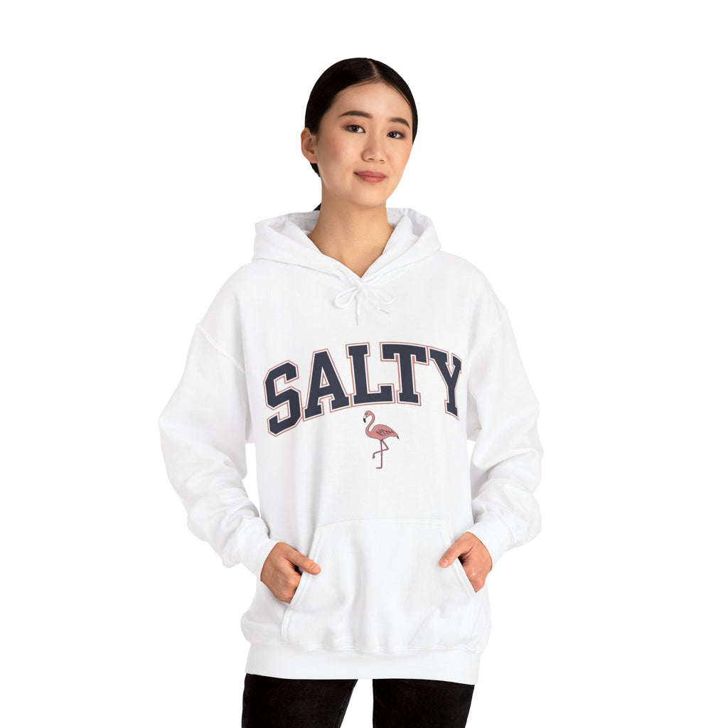 Salty Flamingo Beach Hoodie • Beach Sweatshirt
