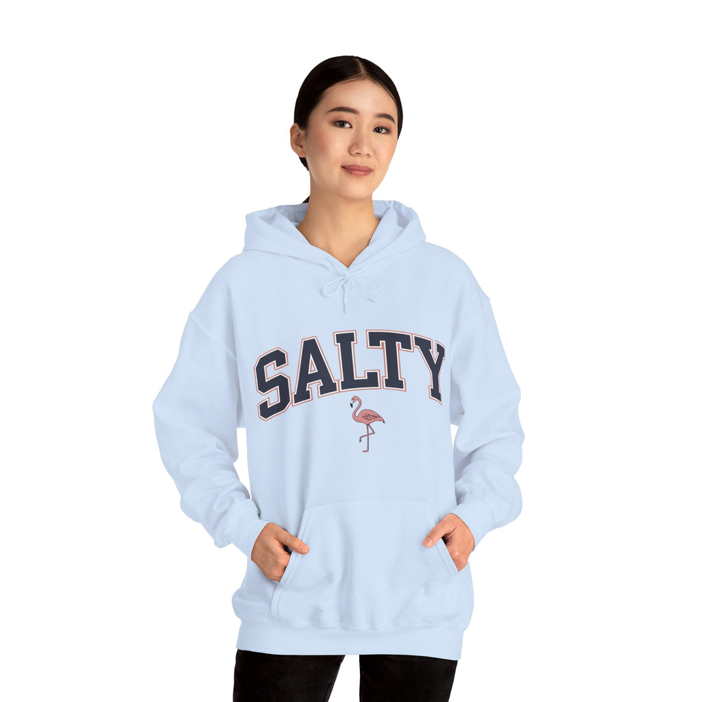 Salty Flamingo Beach Hoodie • Beach Sweatshirt
