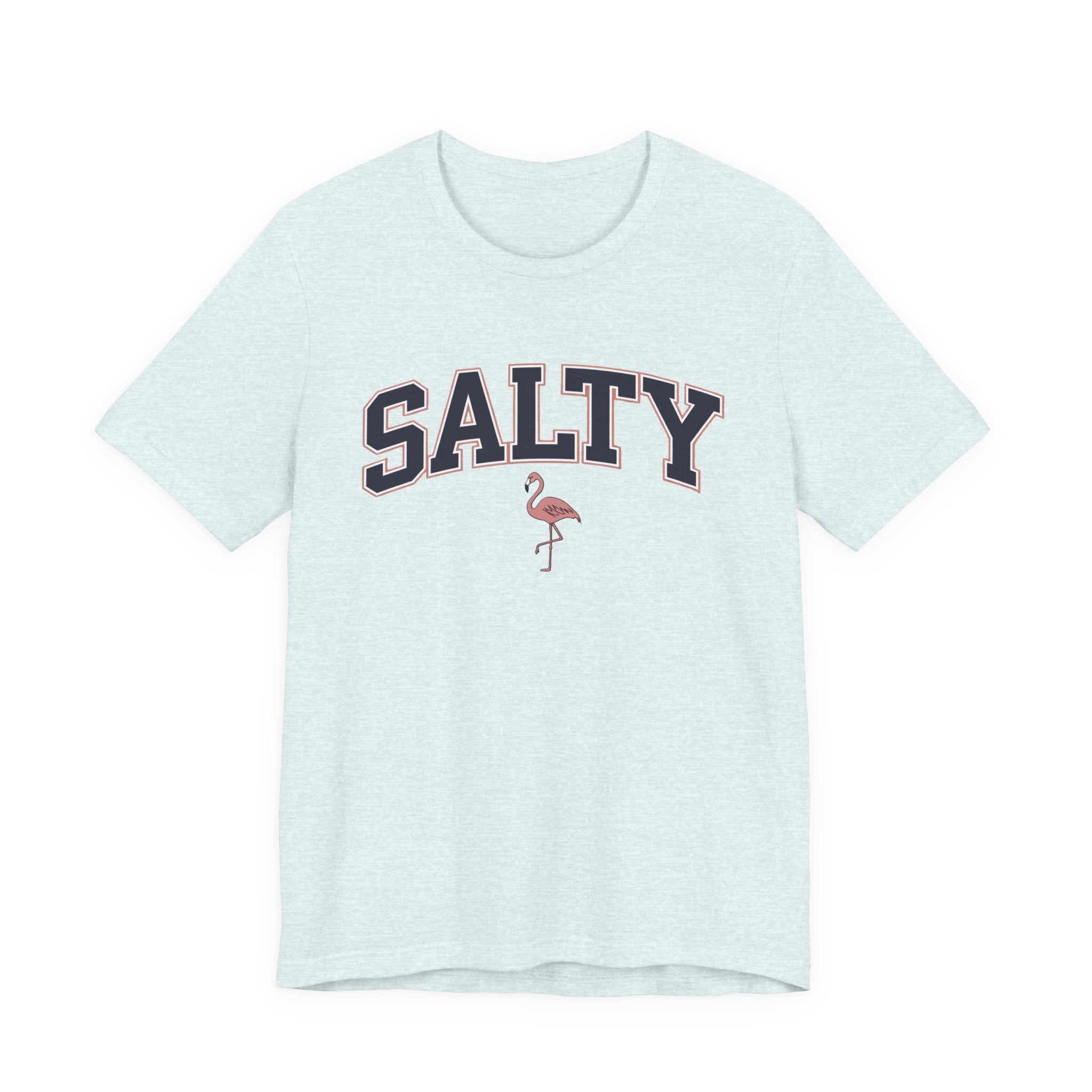 Salty Flamingo Beach Tee Shirt • Beach Tee Shirt