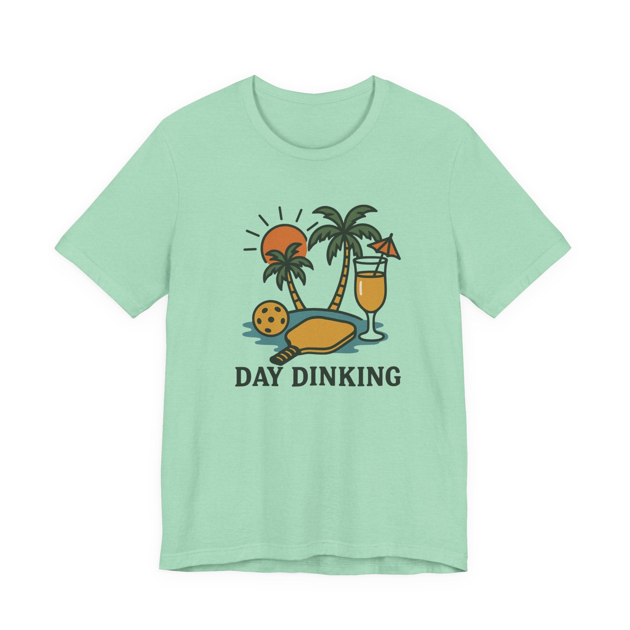 "Day Dinking" Pickleball Beach T‑Shirt