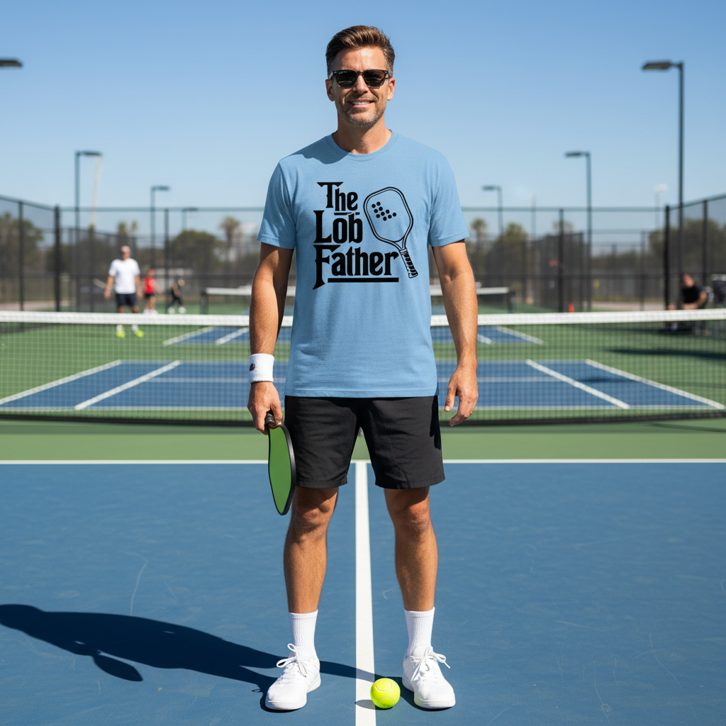 "The Lob Father" Pickleball T-Shirt