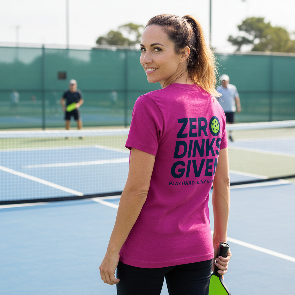 “Zero Dinks Given” Pickleball T-Shirt