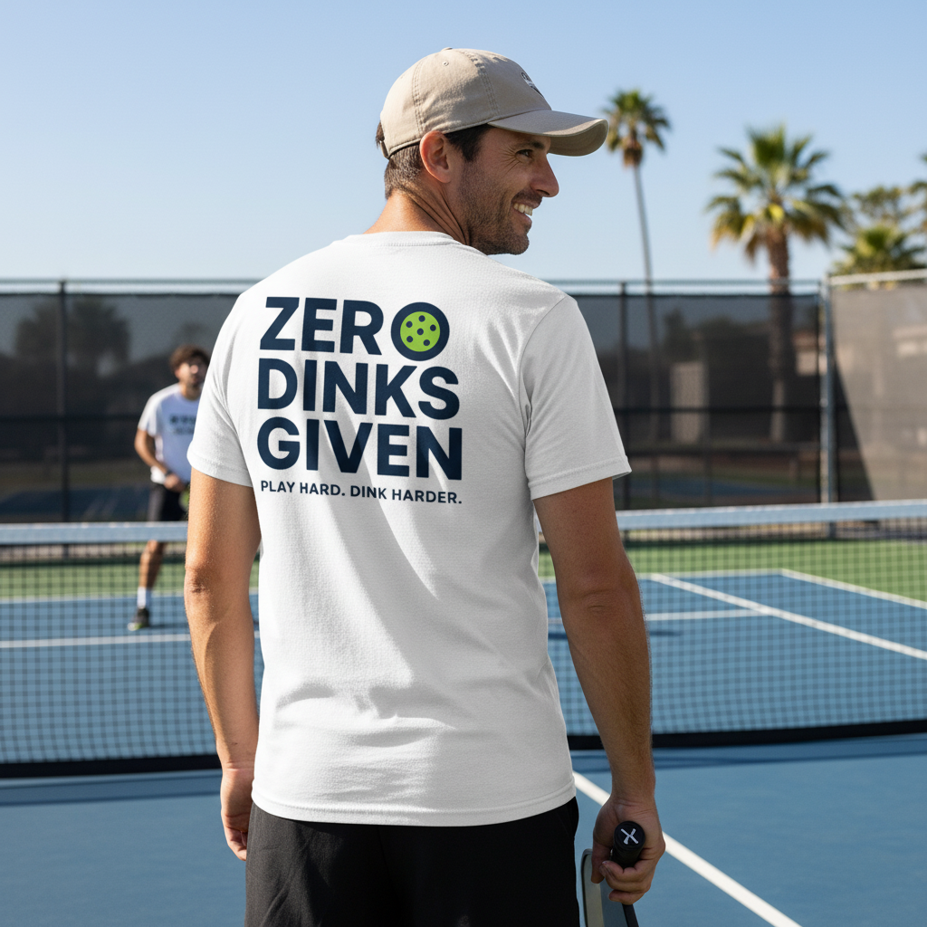 “Zero Dinks Given” Pickleball T-Shirt