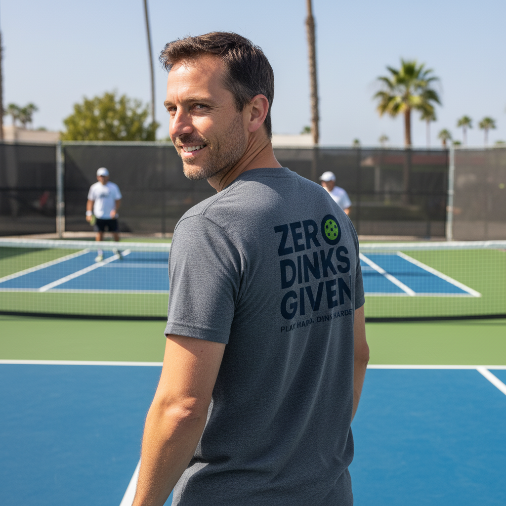 “Zero Dinks Given” Pickleball T-Shirt