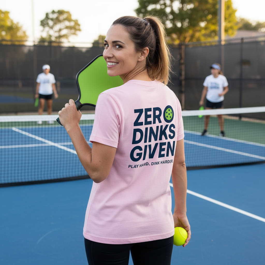 “Zero Dinks Given” Pickleball T-Shirt