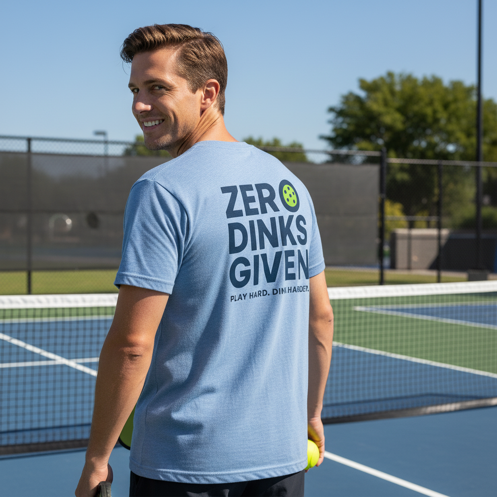 “Zero Dinks Given” Pickleball T-Shirt
