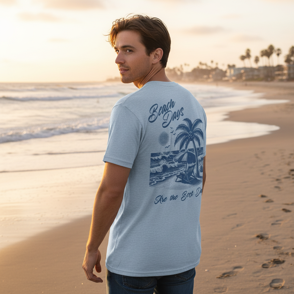 Beach Days Are the Best Days T-Shirt – Fish Gotta Swim
