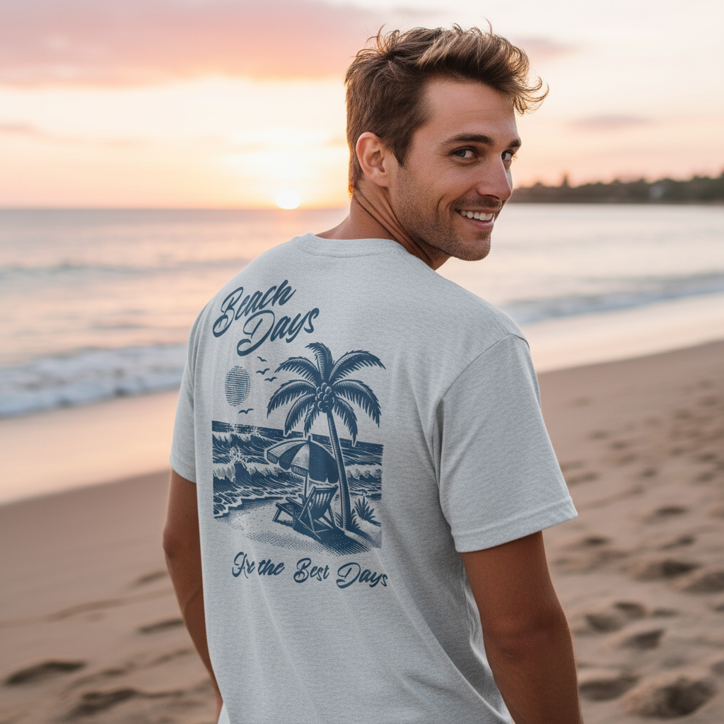 Beach Days Are the Best Days T-Shirt – Fish Gotta Swim