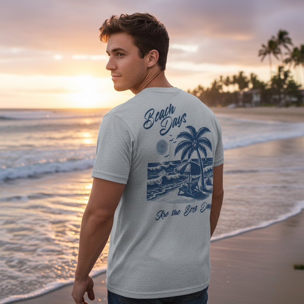 Beach Days Are the Best Days T-Shirt – Fish Gotta Swim
