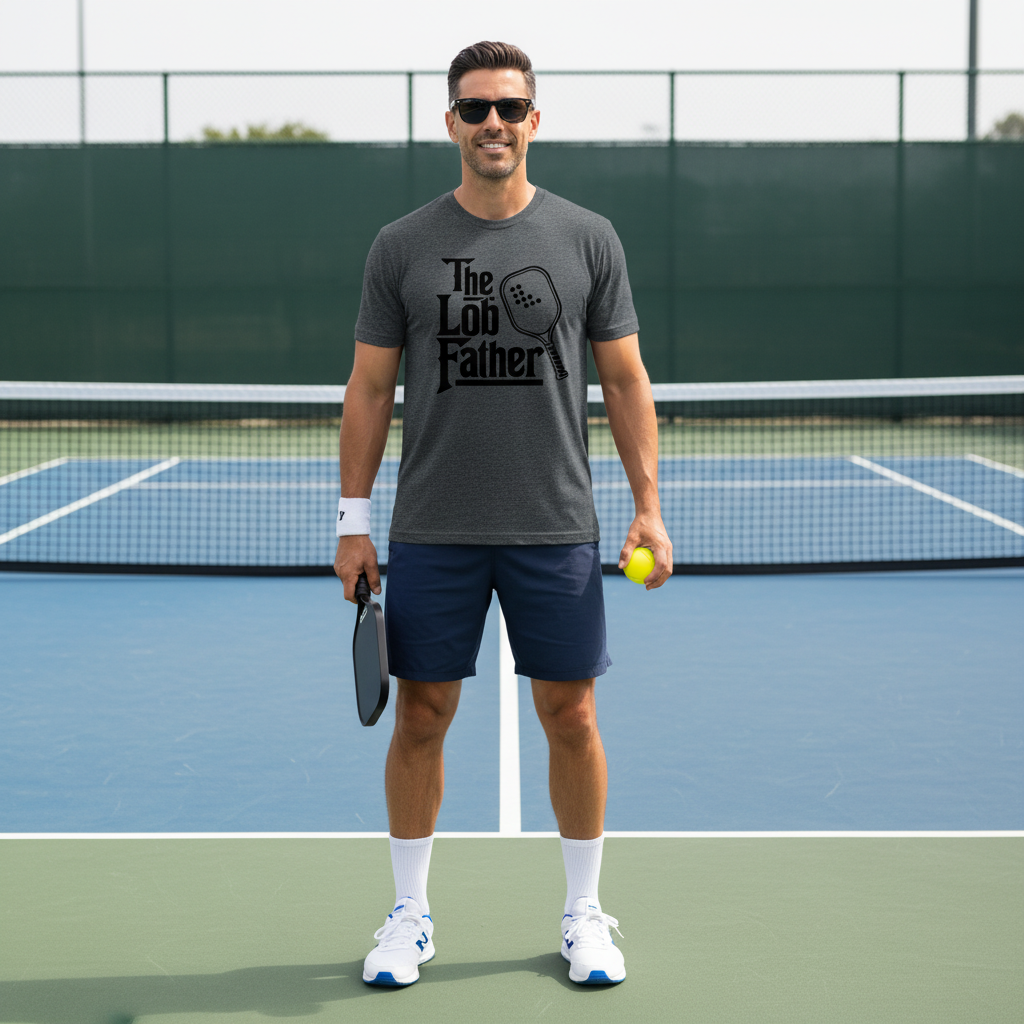 The Lob Father Pickleball T-Shirt