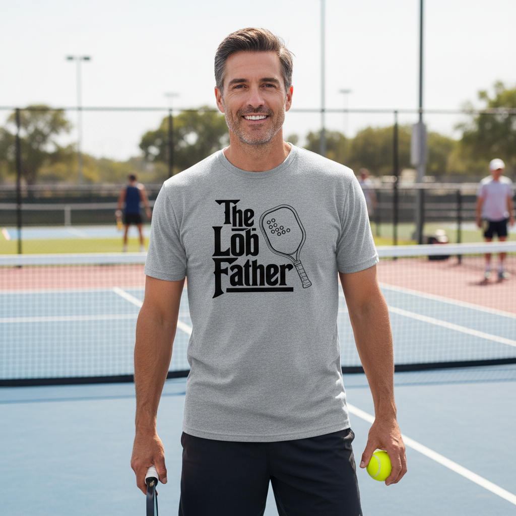The Lob Father Pickleball T-Shirt