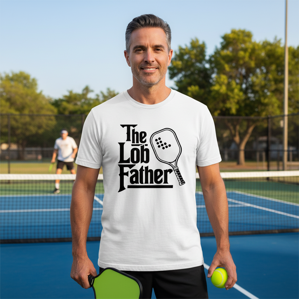 The Lob Father Pickleball T-Shirt
