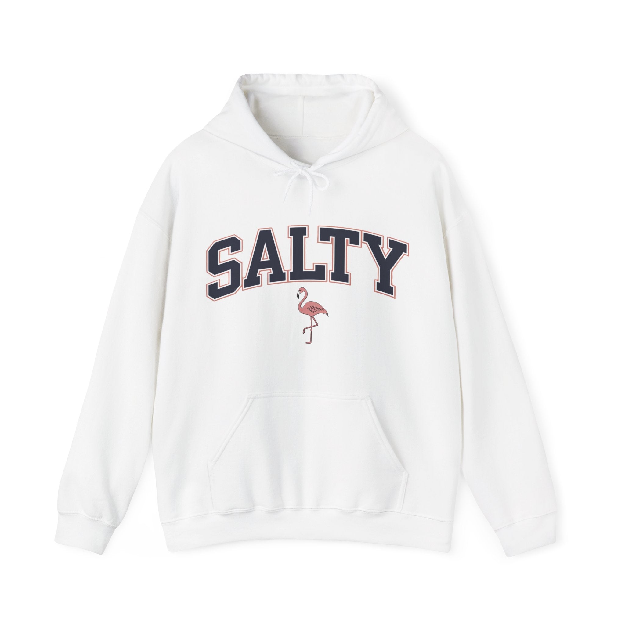 Salty Flamingo Beach Hoodie • Beach Sweatshirt