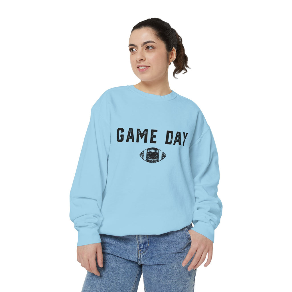 Cozy Football Game Day Women's Crewneck Sweatshirt