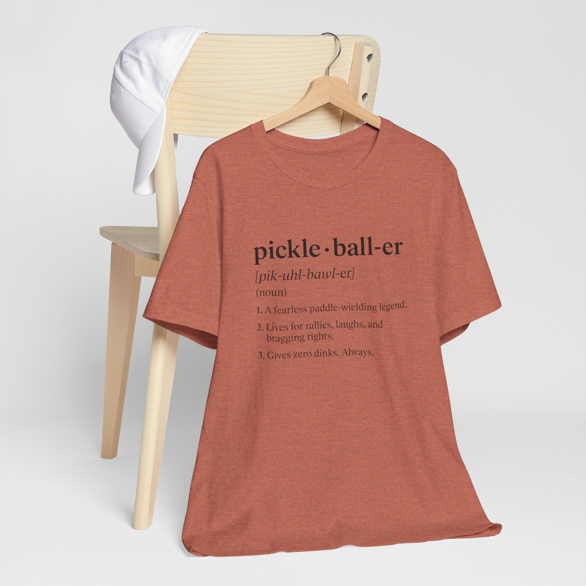 Pickleballer Definition Tee — Funny Pickleball Shirt for Players & Fans