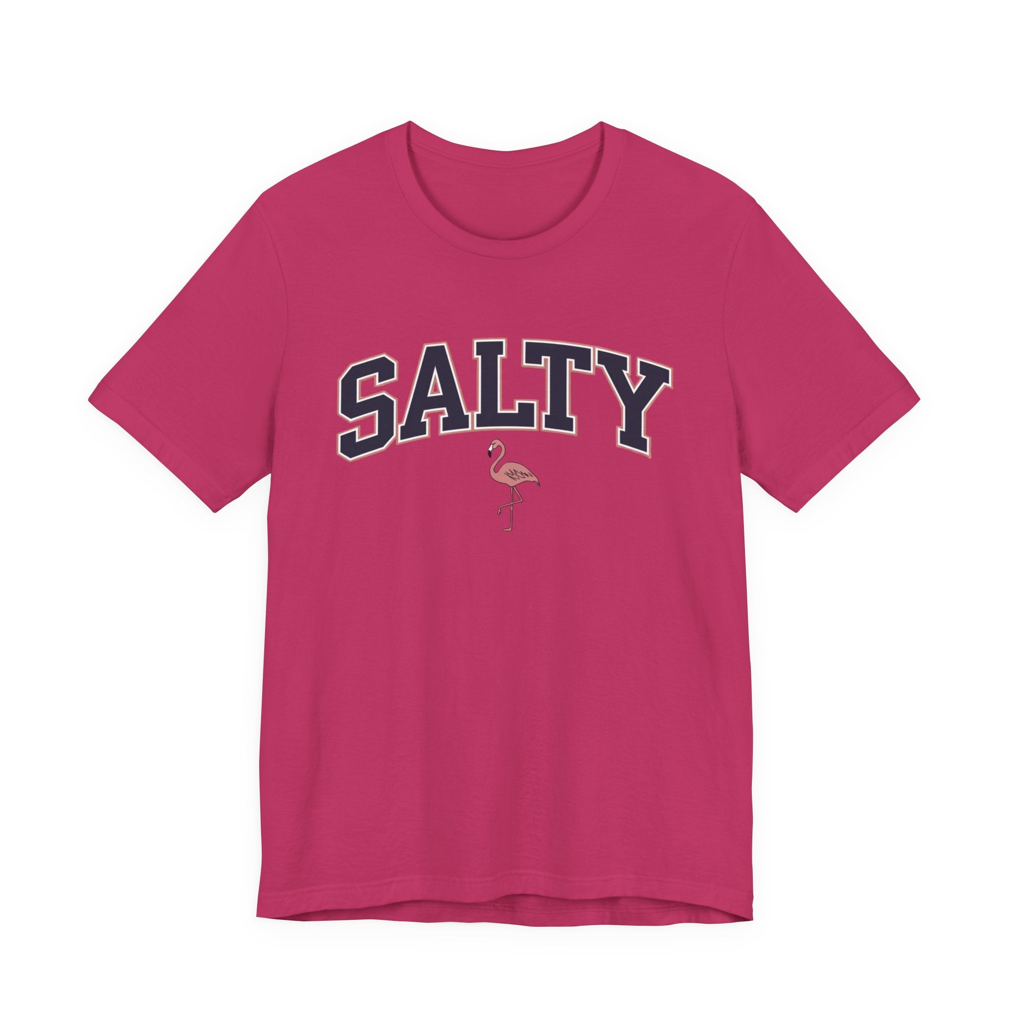 Salty Flamingo Beach Tee Shirt • Beach Tee Shirt