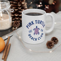"Pink Turtle Beach Club" Mug