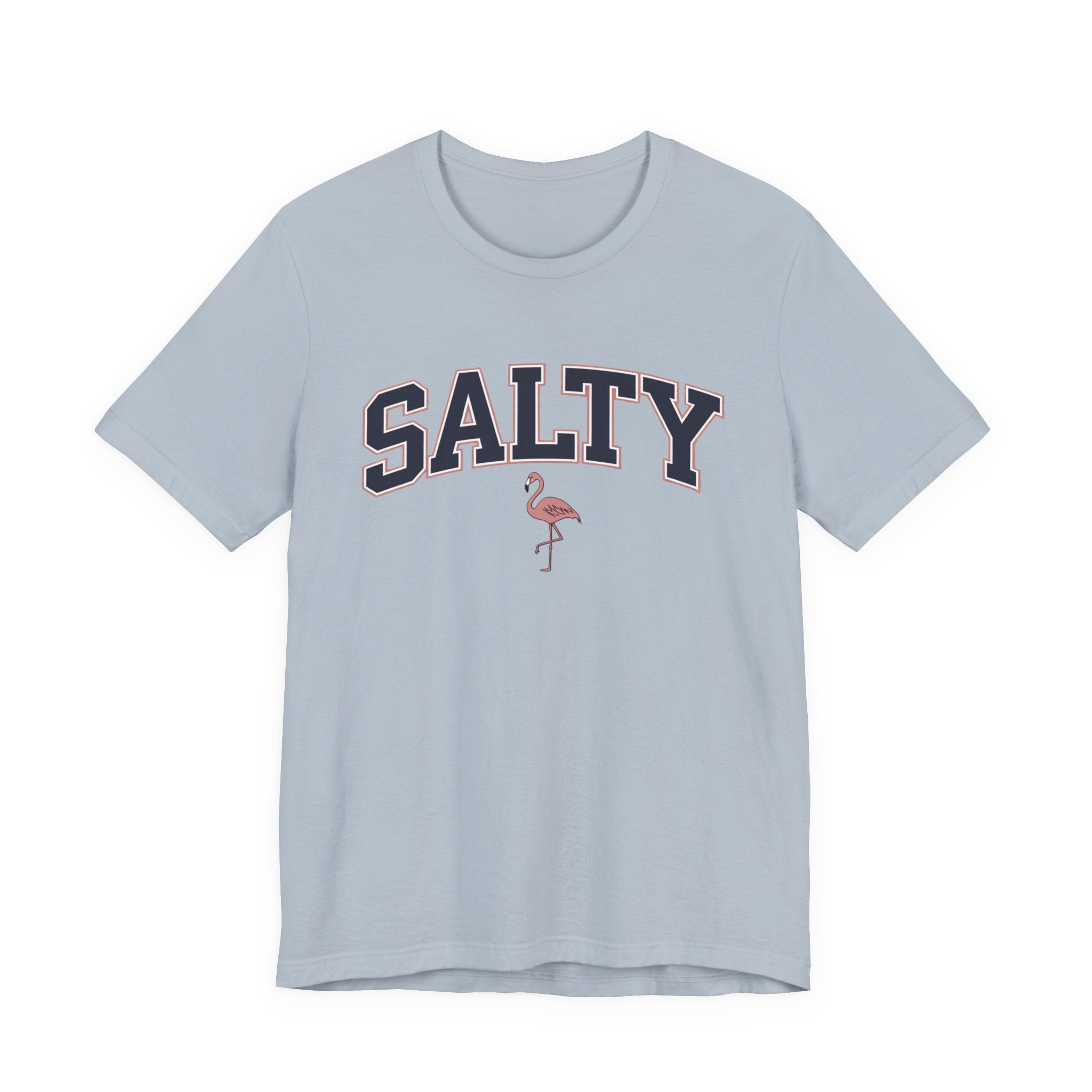 Salty Flamingo Beach Tee Shirt • Beach Tee Shirt