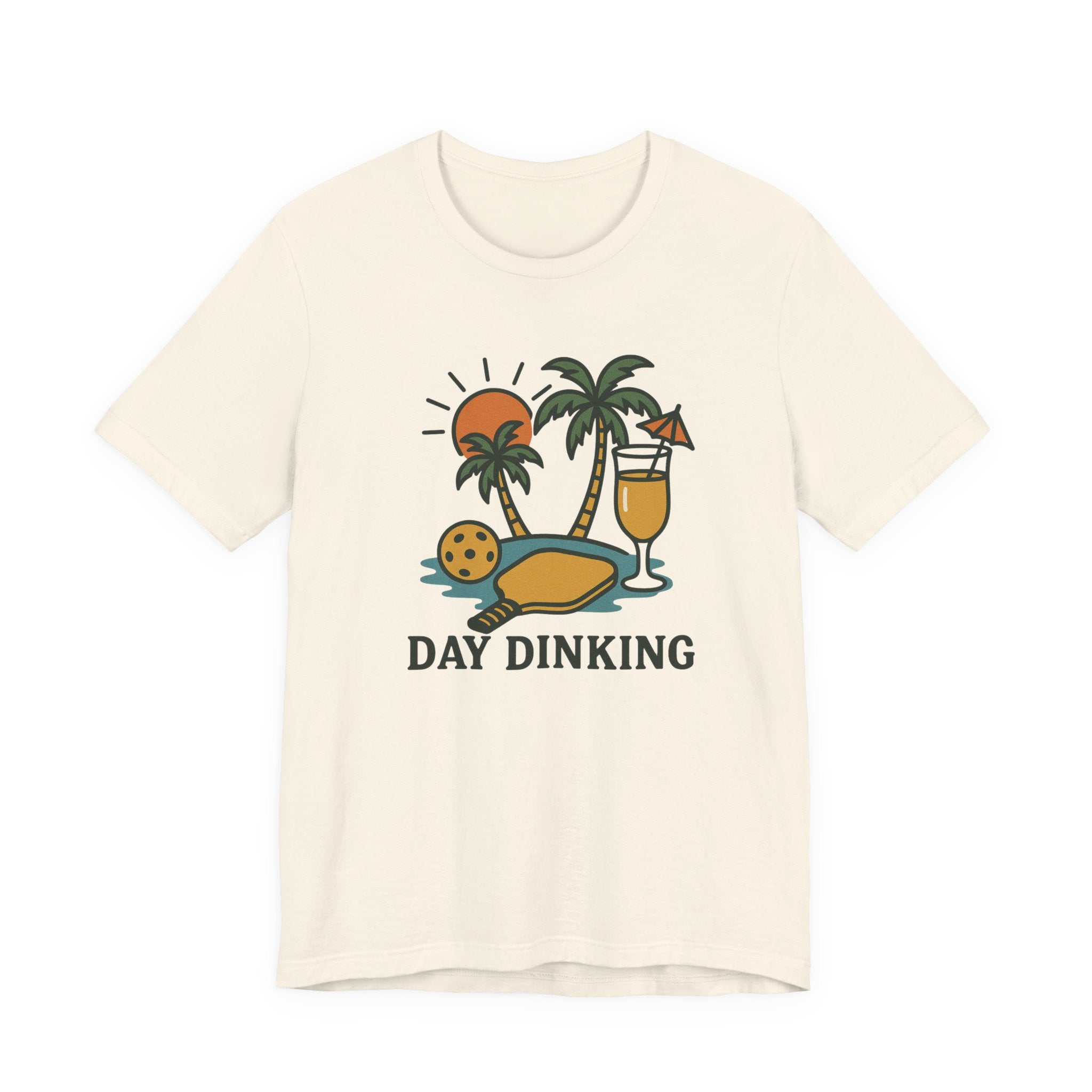 "Day Dinking" Pickleball Beach T‑Shirt