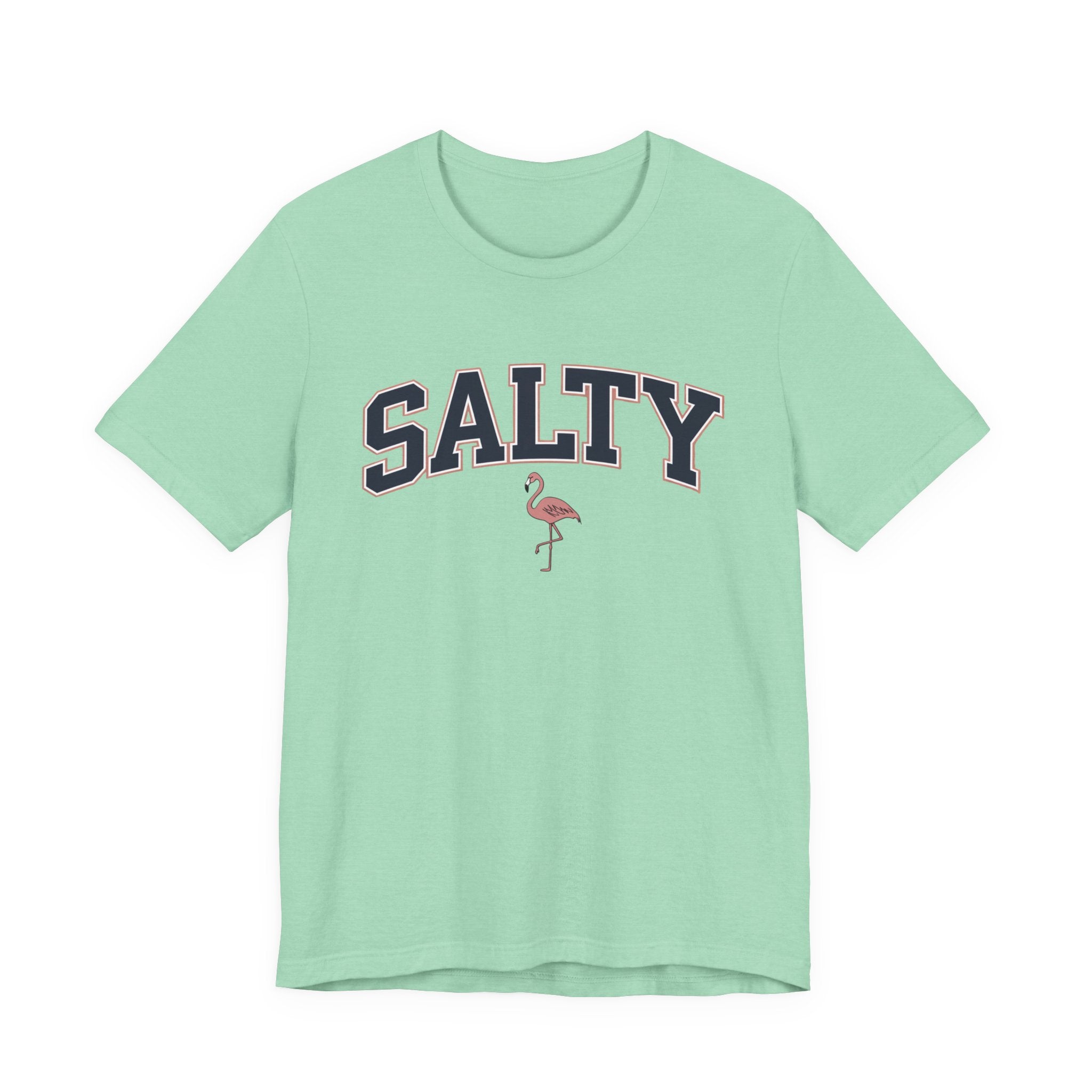 Salty Flamingo Beach Tee Shirt • Beach Tee Shirt