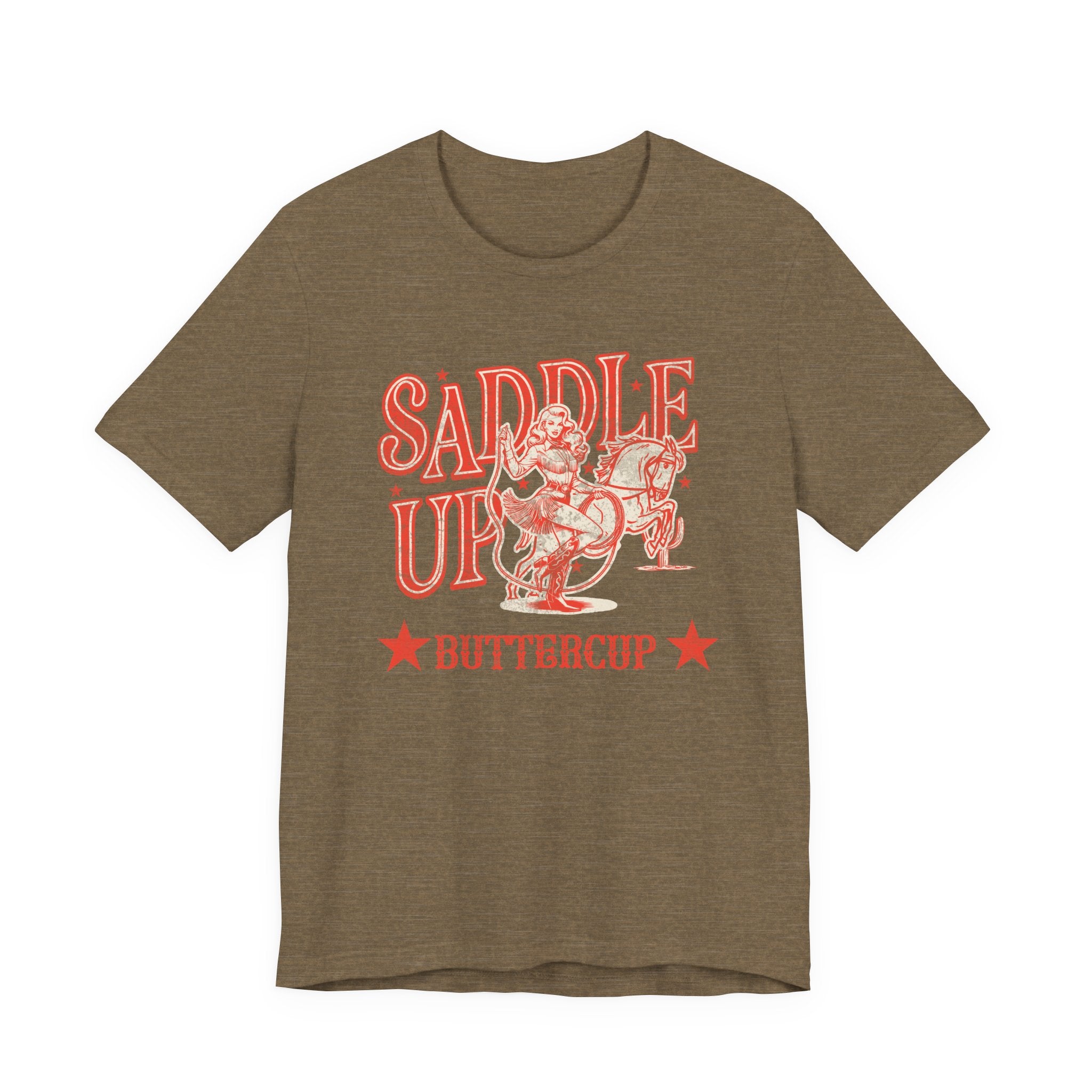 Saddle Up Buttercup T-Shirt | Cowboy Shirt | Western Rodeo Graphic Tee for Men & Women