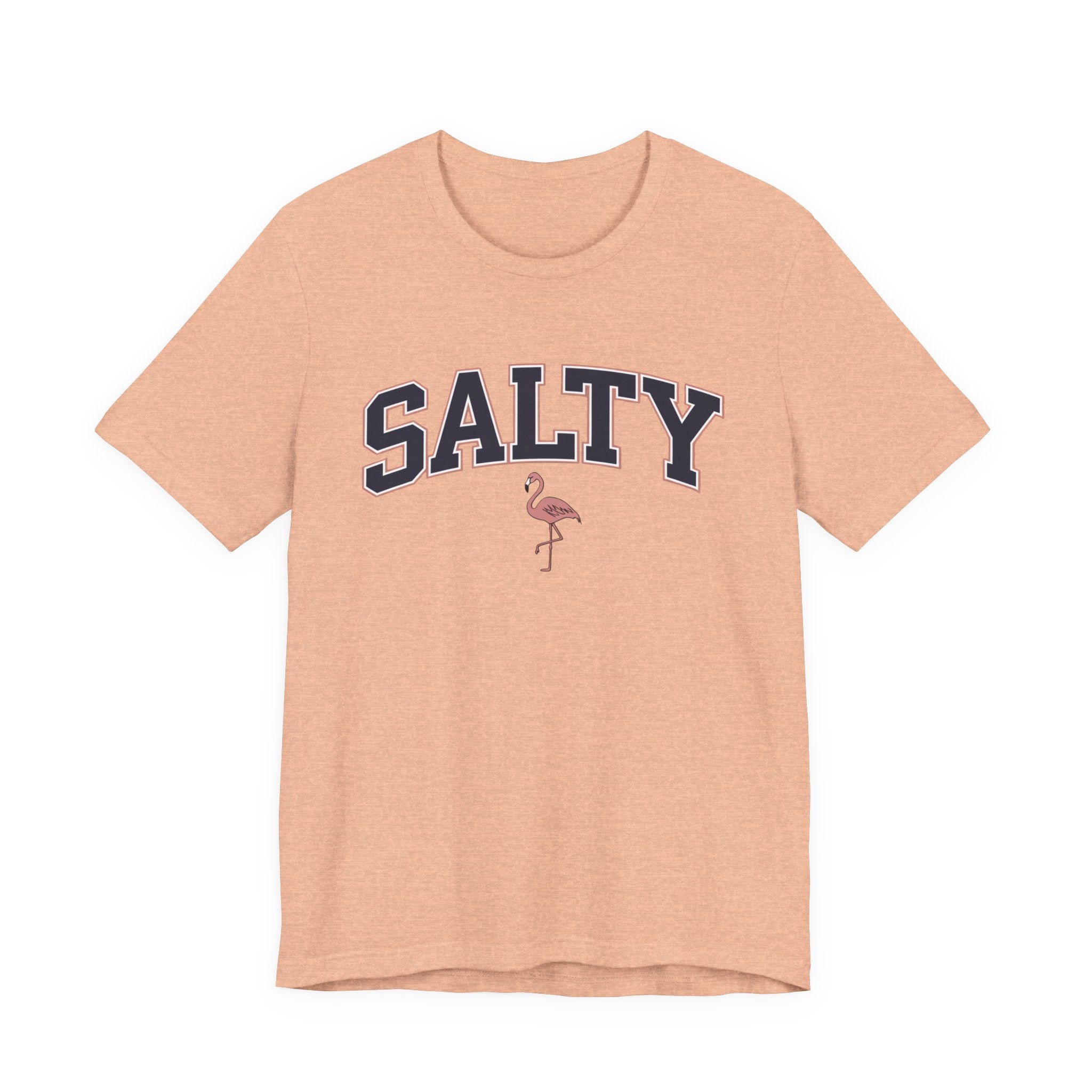 Salty Flamingo Beach Tee Shirt • Beach Tee Shirt