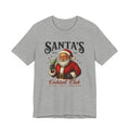 Santa's Cocktail Club T-Shirt — Vintage Santa Holding Cocktail Holiday Tee