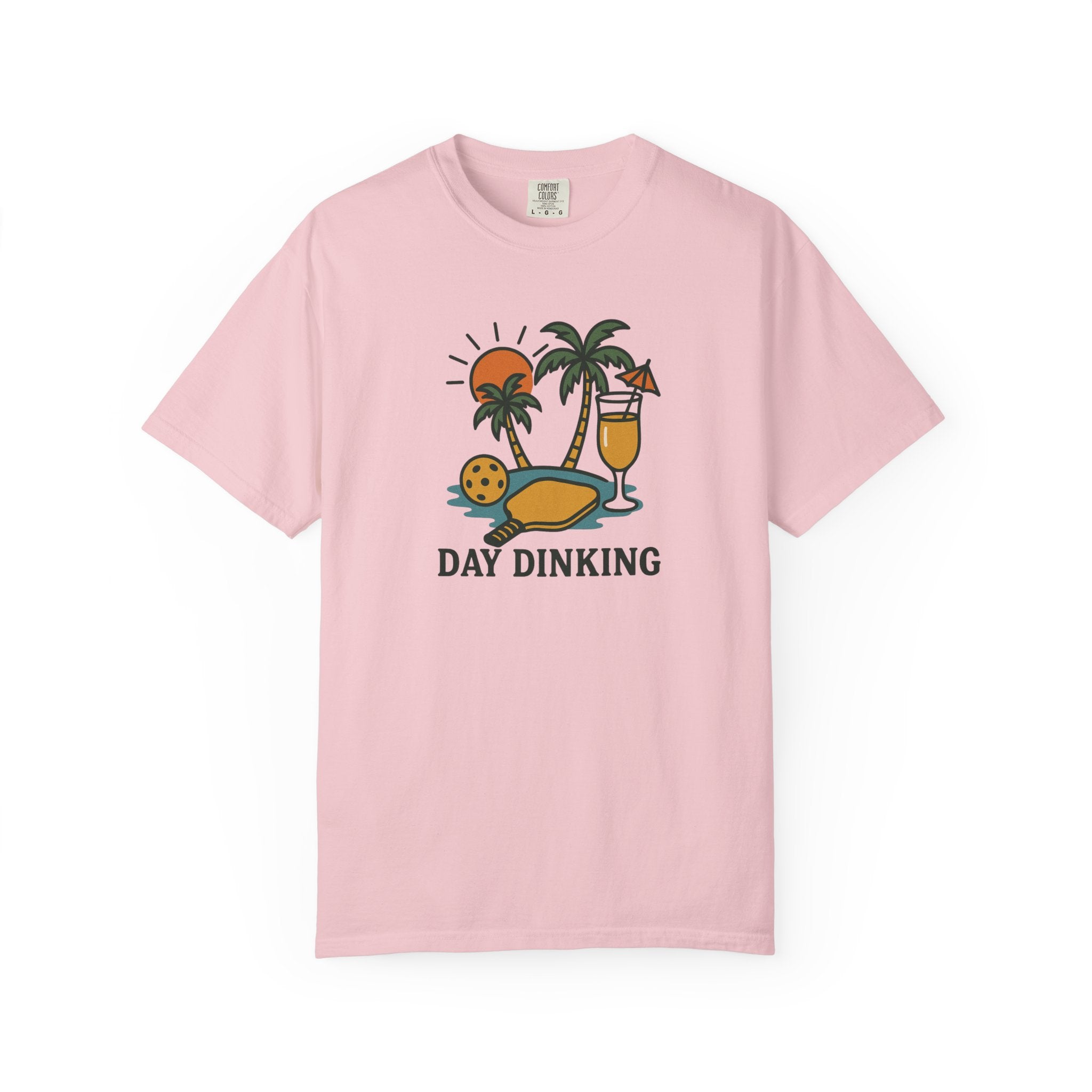 "Day Dinking" Pickleball Beach T-Shirt
