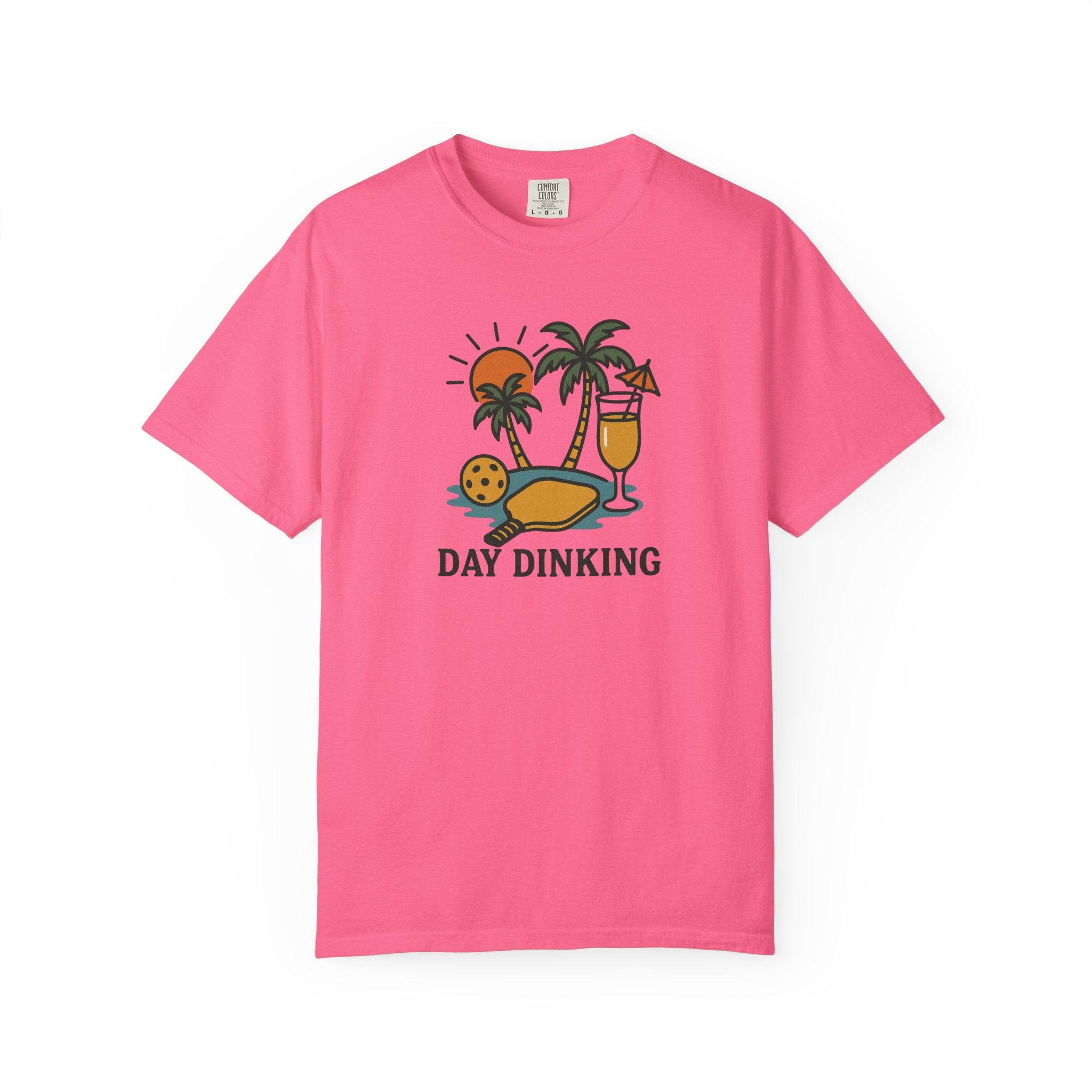 "Day Dinking" Pickleball Beach T-Shirt