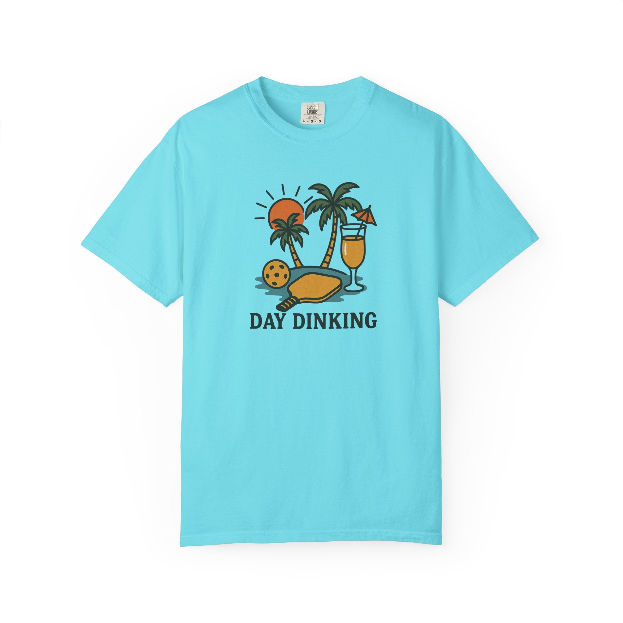"Day Dinking" Pickleball Beach T-Shirt