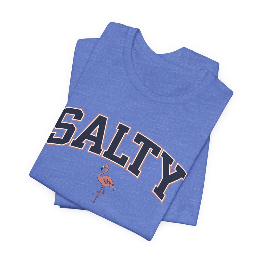 Salty Flamingo Beach Tee Shirt • Beach Tee Shirt