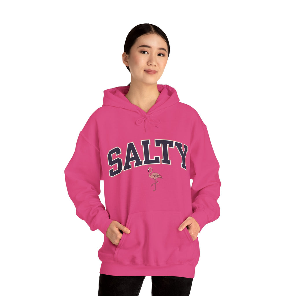 Salty Flamingo Beach Hoodie • Beach Sweatshirt