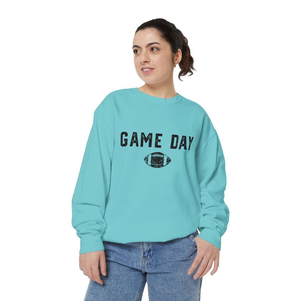 Cozy Football Game Day Women's Crewneck Sweatshirt