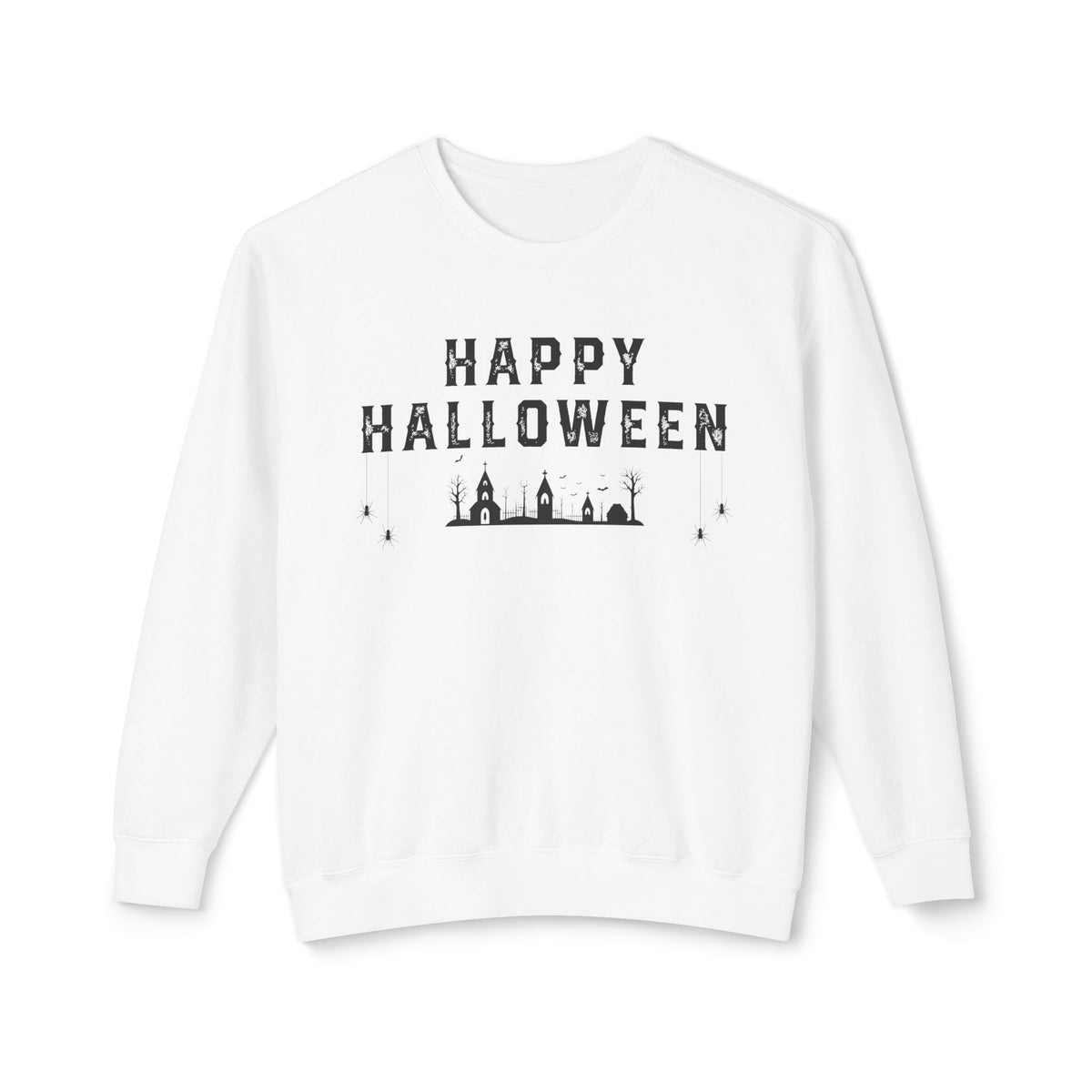 Halloween Themed Lightweight Crewneck Sweatshirt