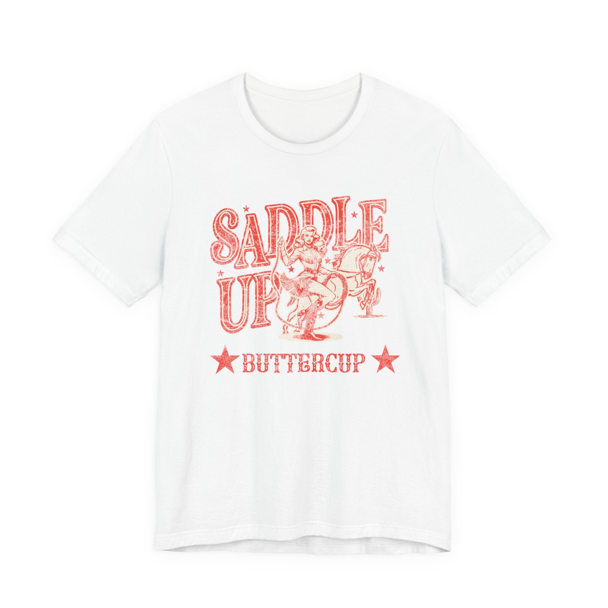 Saddle Up Buttercup T-Shirt | Cowboy Shirt | Western Rodeo Graphic Tee for Men & Women