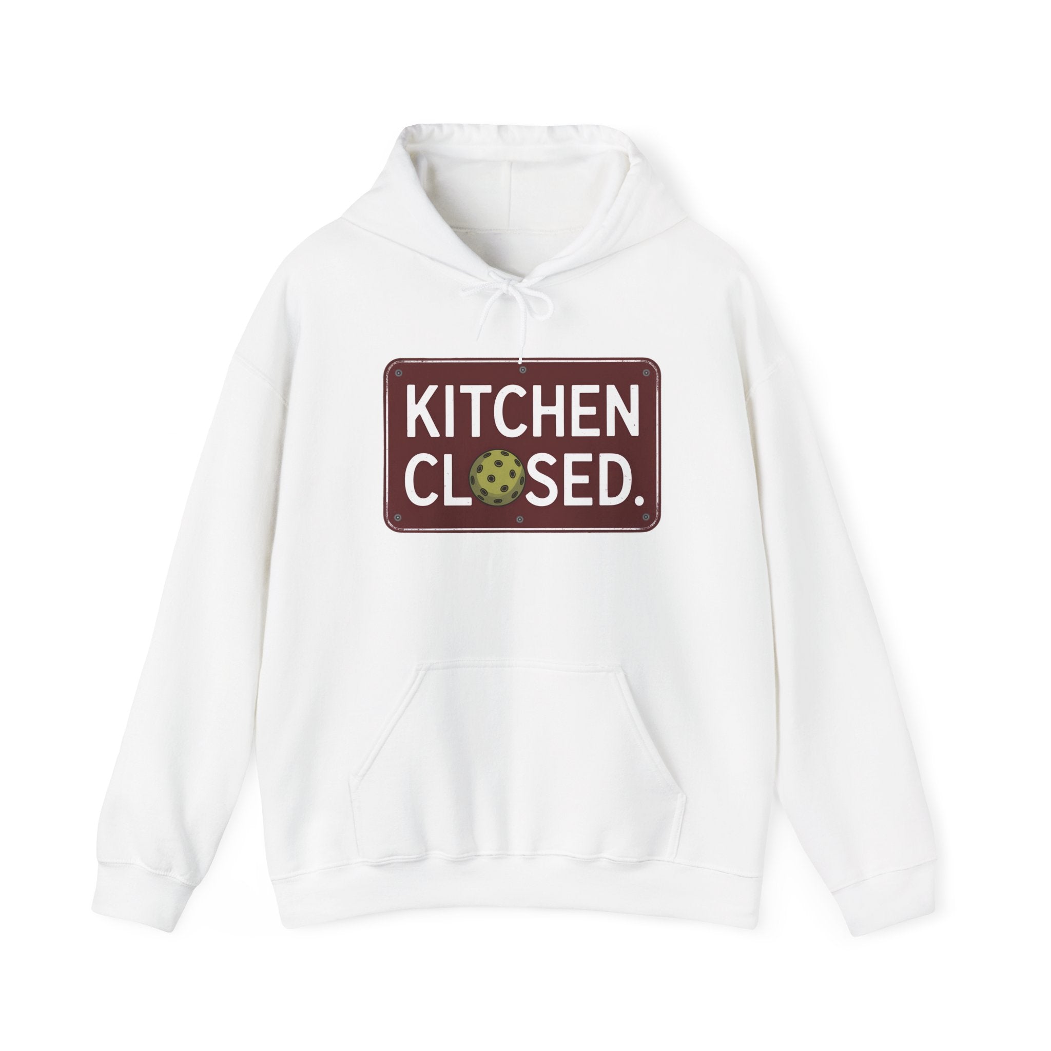 Kitchen Closed Pickleball Hoodie • Funny Pickleball Sweatshirt