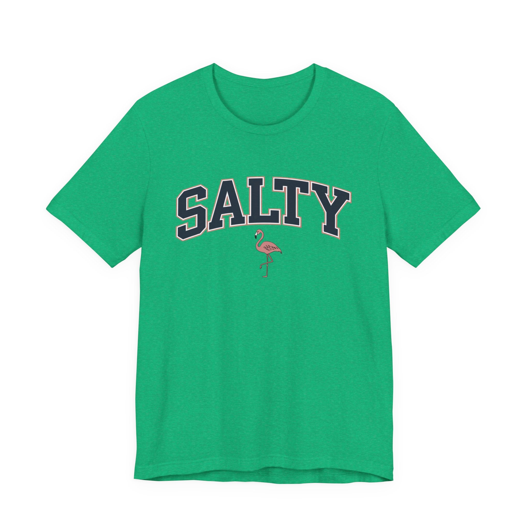 Salty Flamingo Beach Tee Shirt • Beach Tee Shirt