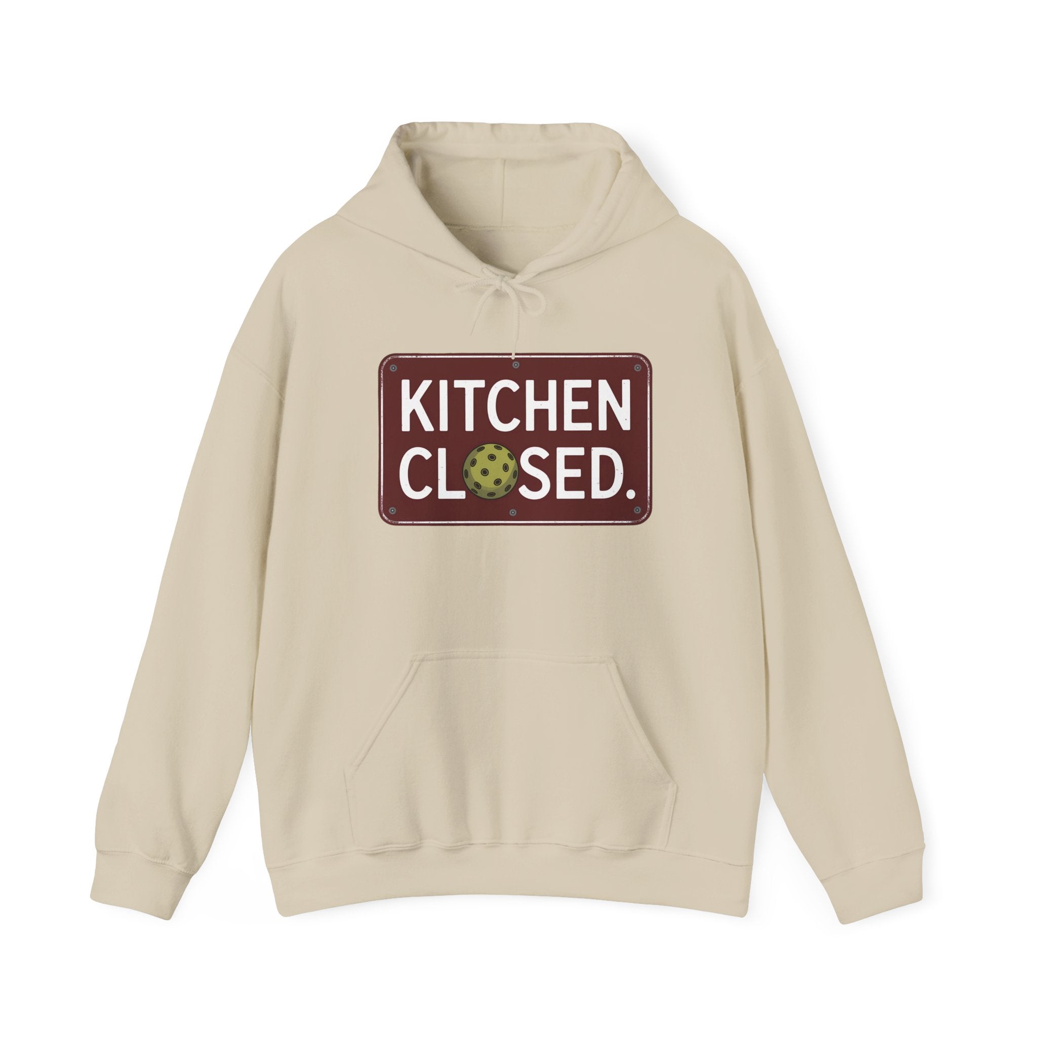 Kitchen Closed Pickleball Hoodie • Funny Pickleball Sweatshirt