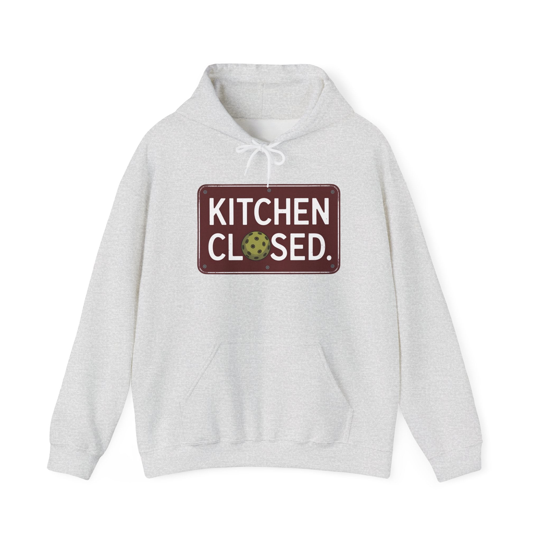 Kitchen Closed Pickleball Hoodie • Funny Pickleball Sweatshirt