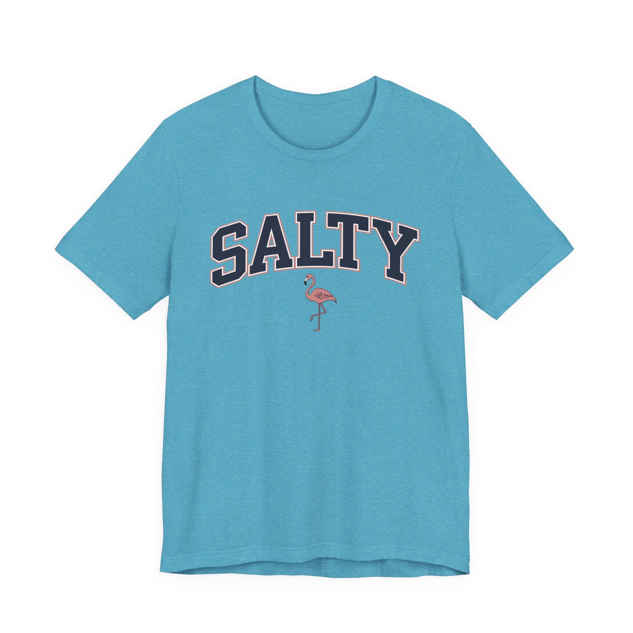 Salty Flamingo Beach Tee Shirt • Beach Tee Shirt